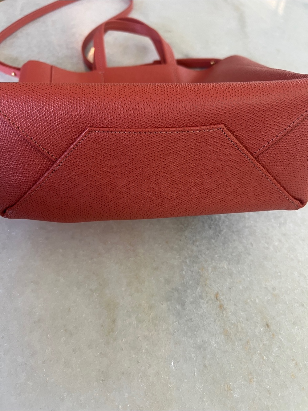 Celine Small Cabas Tote – Lychee Calfskin (Rust/Terracotta) – Excellent - Picture 6 of 7